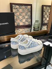 Chanel Blue Sneakes  - 5