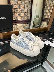 Chanel Blue Sneakes  - 4