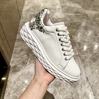 Jimmy Choo Diamond Maxi Crystal-embellished sneakers