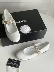 Chanel Gold Coin Buckle Mary Jane Loafers - 2