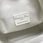 Dior Small C'est Latte CD-Embossed Calfskin Bag - 17x7x18cm - 4