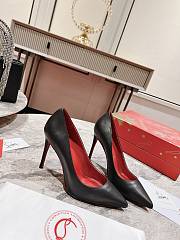 Christian Louboutin Black Patent Calfskin High Heels - 1