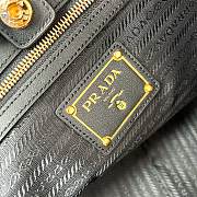 Prada Chain Tote Soft Black Calfskin - 39x29x19cm - 3