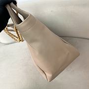 Prada Chain Tote Soft Beige Calfskin - 39x29x19cm - 5