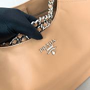 Prada Chain Tote Soft Caramel Calfskin - 39x29x19cm - 4