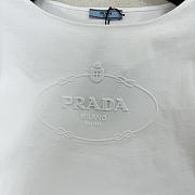 Prada White T-shirt With Logo - 4