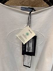 Prada T-shirt Cotton Cropped Long Sleeve Tops - 3