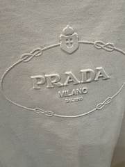 Prada T-shirt Cotton Cropped Long Sleeve Tops - 5