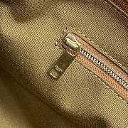 Celine Lock Pouch In Triomphe Canvas Tan Bag - 27x9x17cm - 4