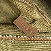 Celine Lock Pouch In Triomphe Canvas Tan Bag - 27x9x17cm - 3