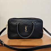 YSL Liya Le Cassandre Black Lambskin Bag - 31x16x13cm - 1