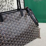 Goyard Chien Gris Pet Bag In Black Leather - 27x15x33.5cm - 4