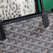 Goyard Chien Gris Pet Bag In Black Leather - 27x15x33.5cm - 3