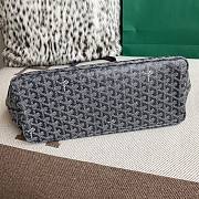 Goyard Chien Gris Pet Bag In Grey Leather - 27x15x33.5cm - 3