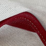 Goyard Chien Gris Pet Bag In Red Leather - 27x15x33.5cm - 4