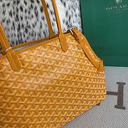 Goyard Chien Gris Pet Bag In Yellow Leather - 27x15x33.5cm - 5