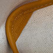 Goyard Chien Gris Pet Bag In Yellow Leather - 27x15x33.5cm - 3