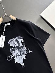 Chanel Men's T-shirt Black - 5
