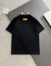 Louis Vuitton Men's T-shirt Dragon Pattern Black - 3