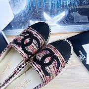 Chanel Tweed Grosgrain Espadrilles Multicolor Black - 2