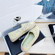 Chanel Tweed Grosgrain Espadrilles Dot Multicolor  - 3