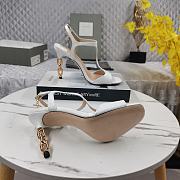 Tom Ford White Leather Galaxy Sandal - 2