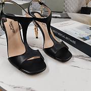 Tom Ford Black Leather Galaxy Sandal - 4