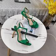 Tom Ford Green Leather Galaxy Sandal - 4