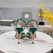 Tom Ford Green Leather Galaxy Sandal - 3