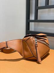 Loewe Mini Puzzle Bumbag In Tan - 17x7x13cm  - 3