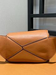 Loewe Mini Puzzle Bumbag In Tan - 17x7x13cm  - 2