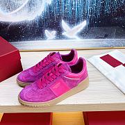 Valentino UpVillage Suede Pink Sneakers  - 4