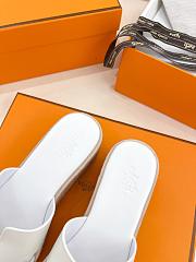 Hermès Eze 30 White Sandals - 5