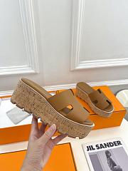 Hermès Eze 30 Brown Sandals - 5