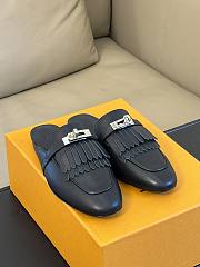 Hermes Oz Mule Noir Sandals - 4