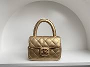 Chanel Mini Kelly Gold Flap Bag 18cm - 1