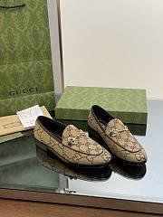 Gucci Jordan Jumbo GG Canvas Loafers - 1