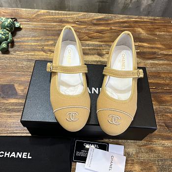 Chanel Nude Flat Shoes