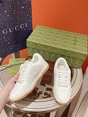 Gucci White Off White Grey Sneakers  - 5