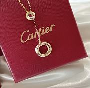 Catier Trinity Necklace 18k Gold - 5