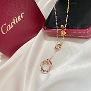 Catier Trinity Necklace 18k Gold - 4