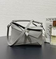 Loewe Mini Puzzle Grey Bag - 18x12.5x8cm - 5