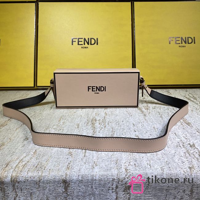 Fendi Blush Pink Leather Horizontal Box Bag - 24x10.5x5cm - 1
