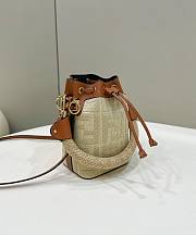 Fendi FF Motif Small Bucket Bag - 12×18×10cm - 3