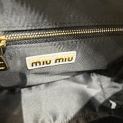 Miumiu White Matelassé Leather Medium Bag 24cm - 4