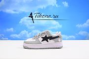 A Bathing Ape Bapesta Jjjjound White Navy - 3