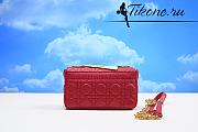 Dior Small Caro Bag Bright Red 20cm - 2