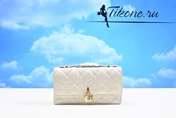 Dior Miss Mini Bag In White 20cm