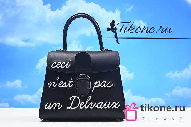 Delvaux Brillant MM L’Humour Black 28cm - 1