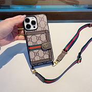 Gucci Phone Case With Card Holder & Strap - 3